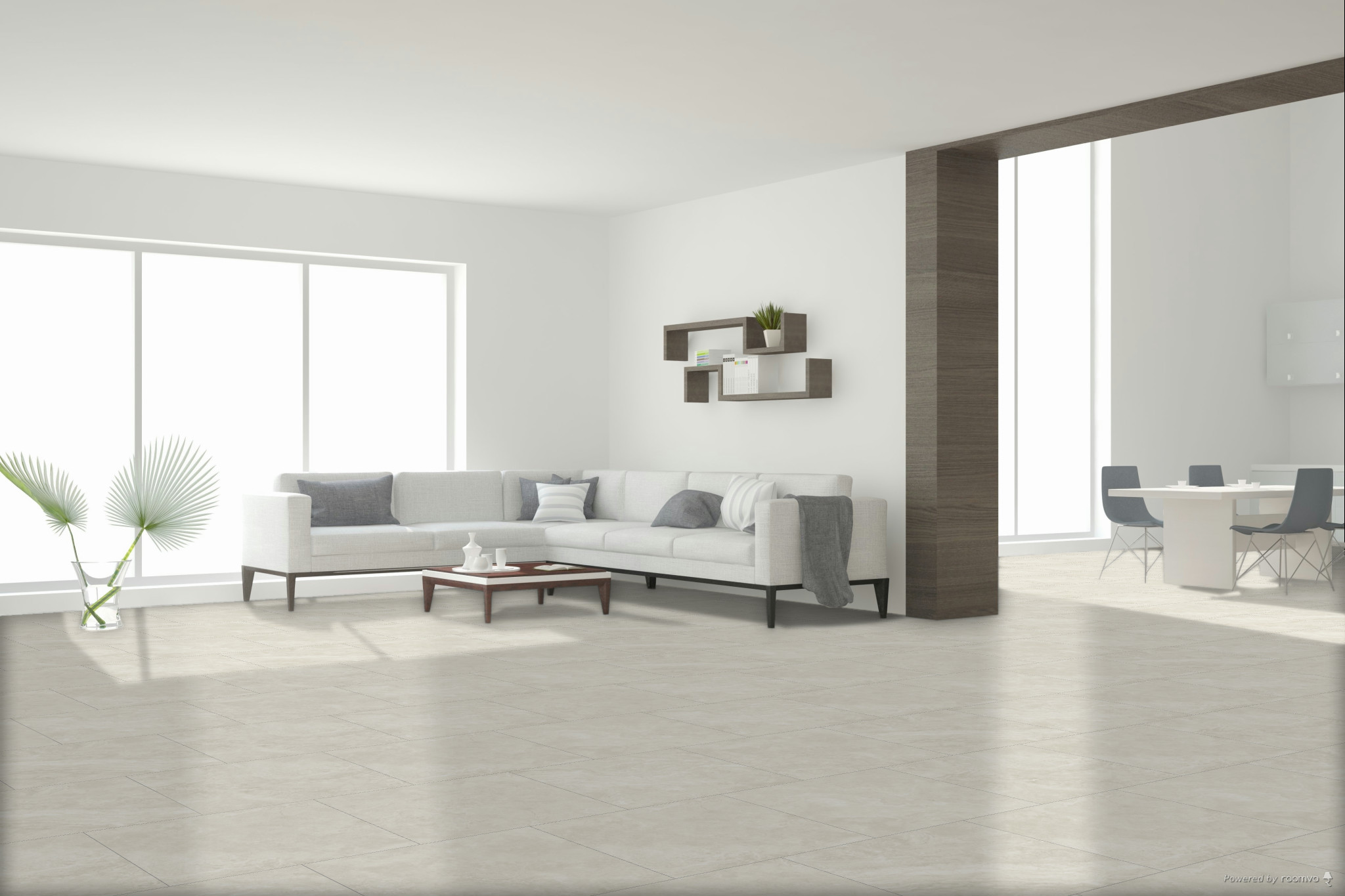Tivoli Cross Cut Cream Matt 600x600 lifestyle1